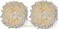 UNIQUE KAFTANS Mogra White Gajra Hair Accessories Gajra Rubber Band for Women Pack of 2White