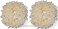 UNIQUE KAFTANS Mogra White Gajra Hair Accessories Gajra Rubber Band for Women Pack of 2White