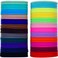 EBOOT 69 Pieces 3mm Multicolor Elastic Hair Band No Metal Elastics Soft