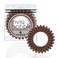 invisibobble Power Traceless Spiral Hair Ties 3 Pack Pretzel Brown Strong Elastic Grip Coil Hair Accessories for Active Women No Kink Non Soaking Gentle for Girls Teens and Thick Hair