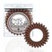 invisibobble Power Traceless Spiral Hair Ties 3 Pack Pretzel Brown Strong Elastic Grip Coil Hair Accessories for Active Women No Kink Non Soaking Gentle for Girls Teens and Thick Hair