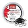 Annie ANNIE 1000 Black Mini Rubber Bands 12 Durable Elastic Hair Braiding Bands Secure Stretchy Strong