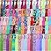 Syhood 200 Pcs Ribbon Hair Ties Bulk No Crease Ponytail Holders Knotted Fold over Elastic Hair Bands for Women