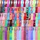 Syhood 200 Pcs Ribbon Hair Ties Bulk No Crease Ponytail Holders Knotted Fold over Elastic Hair Bands for Women