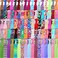 Syhood 200 Pcs Ribbon Hair Ties Bulk No Crease Ponytail Holders Knotted Fold over Elastic Hair Bands for Women