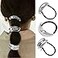 papasgix 3Pack Metal Hair Ties Gold Silver Ponytail Cuffs for Women Set 05