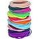 EBOOT 100 Pieces Hair Elastics Hair Ties Ponytail Holders Hair Bands 5 x 03 cm Bright Color