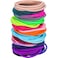 EBOOT 100 Pieces Hair Elastics Hair Ties Ponytail Holders Hair Bands 5 x 03 cm Bright Color