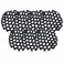 SUPIA 7 Pack Women Ballet Dance Skating Snoods Hair Net Bun Cover Black Bold mesh