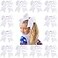 Aileam 12 Pcs Large Cheer Bows 8 Bulk Hair Bow Accessories with Ponytail Holder for Girls High School College Cheerleading