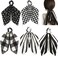 DINPREY Womens Scrunchies for Hair Black Yellow Scarf Scrunchies with Tail Stripe Plaid Elastic Hair Scarf 5 Count black white