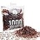 KANPRINCESS Kanprincess 1000pcs Brown Mini Rubber Bands Soft Small Hair Ties for Kids Toddlers Girls Elastic Ponytail Accessories No Damage Baby Hair Styling Brown