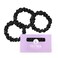 OLESILK Silk Hair Ties for Women 100 Mulberry Skinny Silk Scrunchies Soft Smooth No Damage No Crease for Thin Fine Curly Hair 3 Pack Black