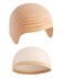 Nuolich 2 PCS Bald Caps Halloween Latex Bald Head Wig Cap Makeup Costume Accessories Adult Cosplay Party Supplies
