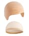 Nuolich 2 PCS Bald Caps Halloween Latex Bald Head Wig Cap Makeup Costume Accessories Adult Cosplay Party Supplies