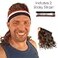 Magic Mullet Mullet Headband Multi Purpose Removable Stick On Wig For All Costumes