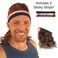 Magic Mullet Mullet Headband Multi Purpose Removable Stick On Wig For All Costumes