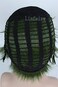 Linfairy Short Straight Cosplay Wig Halloween Costume Wig green