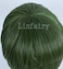 Linfairy Short Straight Cosplay Wig Halloween Costume Wig green