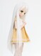 Linfairy Wig only 89 inch 13 BJD Doll Hair SD DZ DD DOD LUTS Long Straight Wig White
