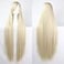 Sharebeauty 39 Womens Long Straight Synthetic Wig Halloween Cosplay Party Wig Blonde