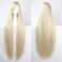 Sharebeauty 39 Womens Long Straight Synthetic Wig Halloween Cosplay Party Wig Blonde
