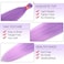 DAN NING Ombre Romantic Purple Braiding Hair Pre Stretched 30 Inch 3 Packs Synthetic Fiber Yaki Texture PreFeathered Box Braid Extensions