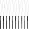 Zonon 10 Pieces Hair Extension Loop Needle Threader Pulling Hook Tool and Bead Device Tool Black Loop Threader for Hair or Feather Extensions Black
