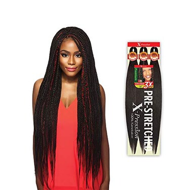 x-pression Outre Xpression PreStretched Braiding Hair 3Xs Pack 42