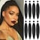 Alrence Pre Stretched Braiding Hair Long Braid 30 Inch 8 Packs Professional Braiding Hair Extensions Synthetic Crochet Twist Braids 30 Inch 1