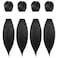 Osuntress Braiding Hair Pre Stretched 10 Inch 4 Packs Short Hair Extensions for Braids Synthetic Braiding Hair Prestretched 1BNatural Black