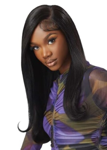 Outre 100 Human Hair Purple Pack Yaki 10 1 Pack MEDIUM BROWN 4
