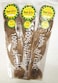Rast A RastAfri AFB Silky Synthetic Braiding Hair Extensions Soft Silky Texture for Braiding Twists Protective Hairstyles Lightweight and Tangle Resistant Color 27 Honey Blonde 3 Pack