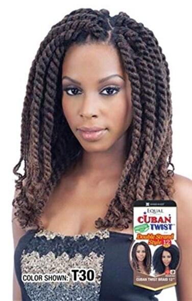 MilkyWay Freetress Equal Synthetic Hair Braids Havana Twist Style Cuban Twist 12 4