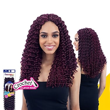 FREETRESS BRAIDS Freetress Braids DEEP TWIST 14 4 Medium Brown Synthetic Hair Crochet Braid