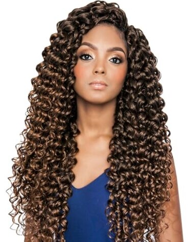 Mane Concept 6 PACK Afri Naptural Caribbean Crochet Braid CBP05 WATER FALL 18 2