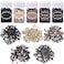 Duufin 2500 Pieces Hair Extensions Beads 50mm Micro Links Rings Silicone Lined Beads for Women Men Hair Feather Extensions Tool 5 Colors