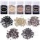 Duufin 2500 Pieces Hair Extensions Beads 50mm Micro Links Rings Silicone Lined Beads for Women Men Hair Feather Extensions Tool 5 Colors