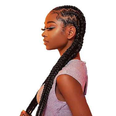 Sensationnel Xpression prestretched braiding hair 3x braid 58 inch all kanekalon flame retardant synthetic braid for box braids and twists 1 pack T1BPUR