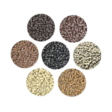 YANTAISIYU 500 Pcs 4mm Silicone Lined Micro Links Rings Beads for Hair Extensions and Feather Extensions Black