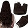 Full Shine Microlink Hair Extensions Human Hair 16 Inch 50g 50 Strands Dark Brown Micro Loop Extensions Remy Hair Invisible Beaded Extensions for Seamless Natural Volume