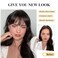 BOGSEA Clip in Bangs 100 Human Hair Bangs with Temples Bangs Hairpieces for Women Clip in Fake Bangs for Daily Wear Light Brown Wispy Bangs