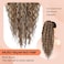 SEIKEA Ponytail Extension PT005 Isabella 26 Long Bohemian Curly Drawstring Ponytail Light Fluffy Multi Layered Clip in Hair Extensions Ponytail Natural Soft Synthetic Hairpiece ChocolateBrownBlonde