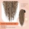 SEIKEA Ponytail Extension PT005 Isabella 26 Long Bohemian Curly Drawstring Ponytail Light Fluffy Multi Layered Clip in Hair Extensions Ponytail Natural Soft Synthetic Hairpiece ChocolateBrownBlonde