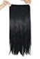 MapofBeauty 24 Long Straight Clip in Hair Extensions Hairpieces Black