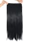 MapofBeauty 24 Long Straight Clip in Hair Extensions Hairpieces Black