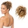 CAISHA XXL Hairpiece Scrunchie Updo Voluminous Slightly Wavy Messy Bun Medium Blonde G16F