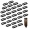 Dreamlover Wig Clips to Secure Wig Clips for Hair Extensions 6 Teeth 30 Pieces Black