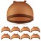 IKOCO Wig Caps 8Pcs Stretchy Nylon Wig Caps for Women Lace Front Brown