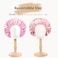 YANIBEST Adjustable Satin Bonnet Double Layer Hair Bonnet for Sleeping Bonnets for Women Hats Curly Natural Hair Pink